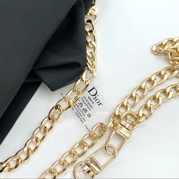 🆕 Dior Beauty Cosmetic Pouch to Crossbody Bag Purse, New Handbag, Black & Blue - Picture 8 of 12